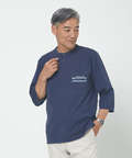 ヘンリーネック 七分袖 Tシャツ【吸汗速乾】