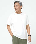 天竺 クルーネック Tシャツ【UV加工】【吸汗速乾】