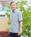 スラブカノコ 共襟 プルオーバーシャツ