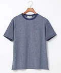 サッカー素材 ストライプ柄 Tシャツ