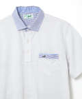 スノーコットン 布帛襟 ポロシャツ【接触冷感】