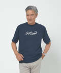プレーティング天竺 ロゴプリント Tシャツ【一部店舗限定】