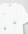 スタンププリント プレーティング Tシャツ