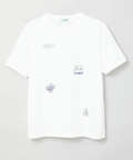 スタンププリント プレーティング Tシャツ
