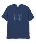 ロゴプリント Vネック Tシャツ