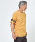 袖ライン フロント切り替え Tシャツ