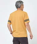 袖ライン フロント切り替え Tシャツ