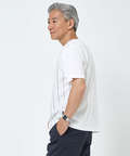 スノーコットン マルチストライプ Tシャツ【接触冷感】