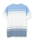 鹿の子調 パネルボーダー Tシャツ