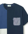 鹿の子 ブロック配色 Tシャツ【吸汗速乾】