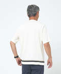 ラインデザイン ニット Tシャツ【接触冷感】【手洗いOK】