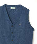 鹿の子 Vネック ベスト【手洗いOK】