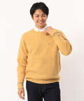 ケーブルクルーニット