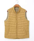 スタンドカラー ダウン ベスト