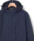 タフタ素材 フード付き ダウンコート【撥水】