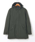 タフタ素材 フード付き ダウンコート【撥水】