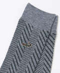 ウールブレンド ヘリンボーン ソックス