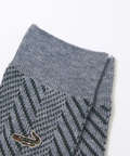 ウールブレンド ヘリンボーン ソックス