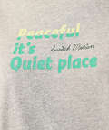 ロゴ刺繍プリントTシャツ