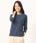 ボーダークルーネックTシャツ