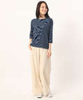 ボーダークルーネックTシャツ