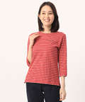 ボーダークルーネックTシャツ