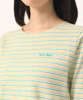 ボーダークルーネックTシャツ