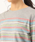 スノーコットンボーダーTシャツ