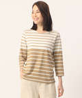 バイカラークルーネックTシャツ
