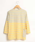 バイカラークルーネックTシャツ