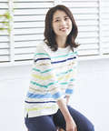 スノーコットンボーダーTシャツ