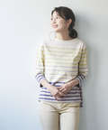 スノーコットンパネルボーダーTシャツ