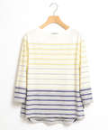 スノーコットンパネルボーダーTシャツ