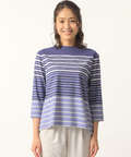 スノーコットンパネルボーダーTシャツ