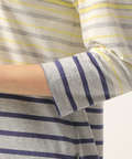 スノーコットンパネルボーダーTシャツ