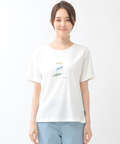 ペイント風プリントTシャツ【UV加工】