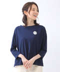 ワッペン ドロップショルダー Tシャツ【吸汗速乾】