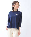 ワッペン ドロップショルダー Tシャツ【吸汗速乾】