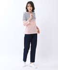 鹿の子 ボーダー Tシャツ【UV加工】