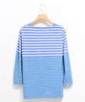 鹿の子 ボーダー Tシャツ【UV加工】