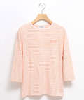 天竺 ボーダー Tシャツ【UV加工】