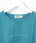 ピンタック クルーネック Tシャツ【接触冷感】
