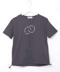 ロゴリング プリント Tシャツ