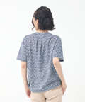 小花柄 レイヤード風 Tシャツ