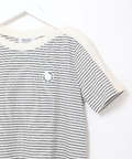 スノーコットン ボーダー Tシャツ【接触冷感】