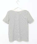 スノーコットン ボーダー Tシャツ【接触冷感】