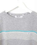 スノーコットン パネルボーダー Tシャツ【接触冷感】