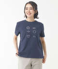 スノーコットン プリント Tシャツ【接触冷感】