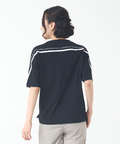 天竺 ロゴテープ 5分袖 Tシャツ【吸汗速乾】