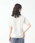 鹿の子 キーネックデザイン Tシャツ【UVカット】